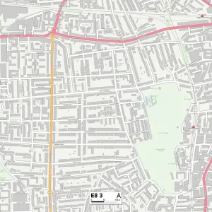 Hackney E8 3 Postcode Sector Print Map Hackney E8 3 Postcode Sector Print Map
