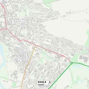 Exeter EX32 8 Map Exeter EX32 8 Map