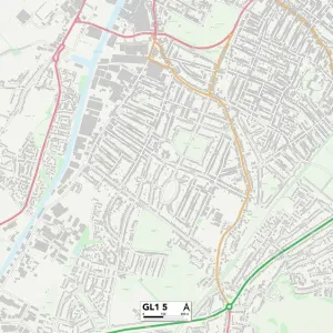 Gloucester GL1 5 Print Sector Map Gloucester GL1 5 Print Sector Map