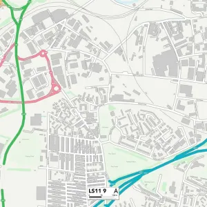 Leeds LS11 9 Print Map Sector Leeds LS11 9 Print Map Sector