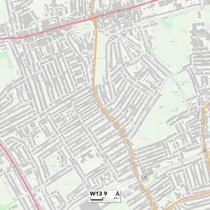 Ealing W13 9 Map