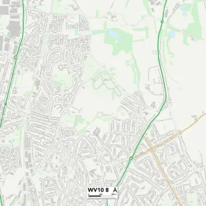 Wolverhampton WV10 8 Print Map Sector Wolverhampton WV10 8 Print Map Sector