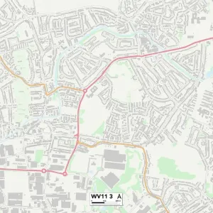 Wolverhampton WV11 3 Print Map Sector Wolverhampton WV11 3 Print Map Sector