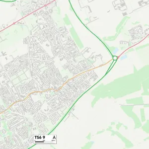 Redcar & Cleveland TS6 9 Map