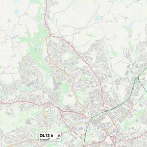 Rochdale OL12 6 Map