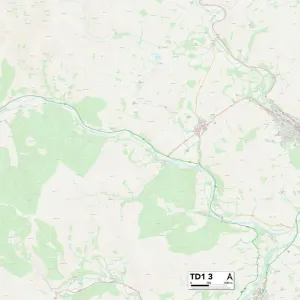 Postcode Sector Maps Collection: TD - Galashiels