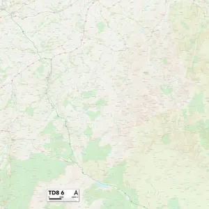 Scottish Borders TD8 6 Map