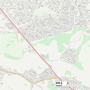 Postcode Sector Maps Collection: S - Sheffield