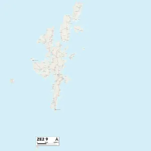 Shetland ZE2 9 Map