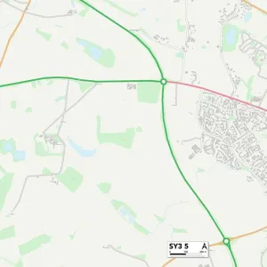 Shropshire SY3 5 Map