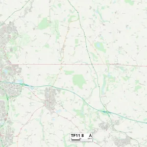 Shropshire TF11 8 Map