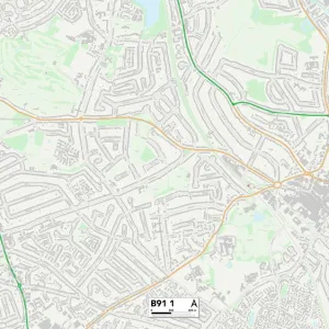 Solihull B91 1 Map