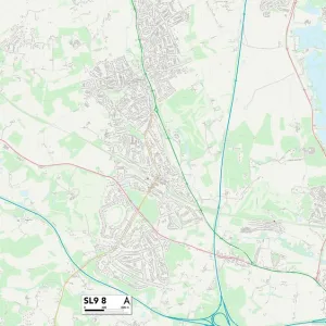 South Buckinghamshire SL9 8 Map