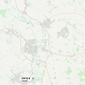 South Oxfordshire OX10 8 Map