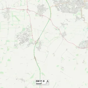 South Oxfordshire OX11 0 Map