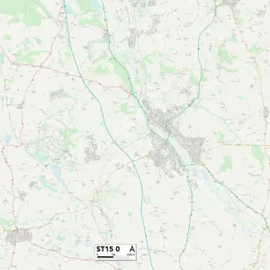 Staffordshire ST15 0 Map