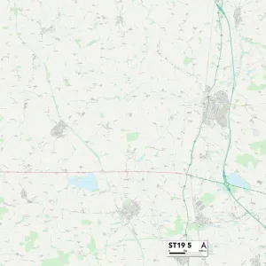 Staffordshire ST19 5 Map