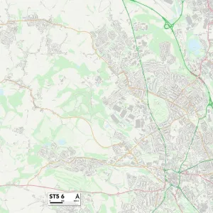 Staffordshire ST5 6 Map