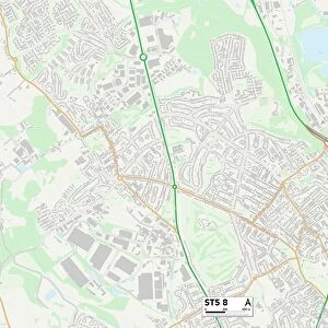 Staffordshire ST5 8 Map