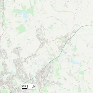 Staffordshire ST6 8 Map