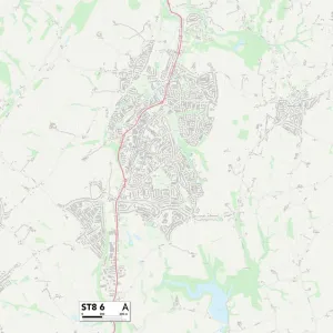 Staffordshire ST8 6 Map