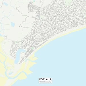 Sussex PO21 4 Map