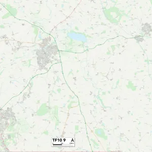 Postcode Sector Maps Collection: TF - Telford