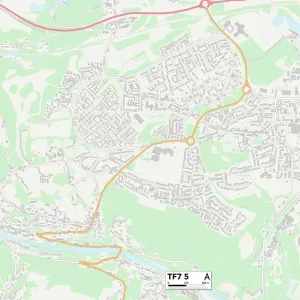 Telford and Wrekin TF7 5 Map