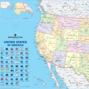 USA Political Map