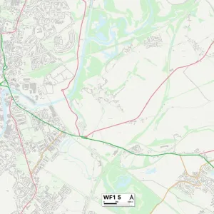 Wakefield WF1 5 Map