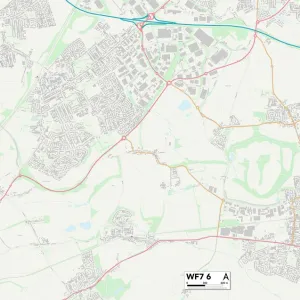 Postcode Sector Maps Collection: WF - Wakefield