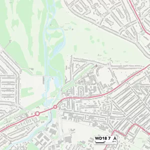 Watford WD18 7 Map
