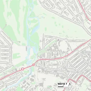 Watford WD18 7 Map