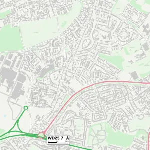 Watford WD25 7 Map