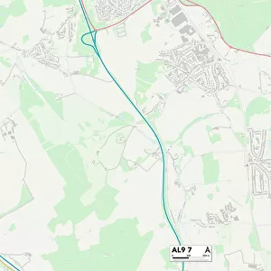 Welwyn Hatfield AL9 7 Map
