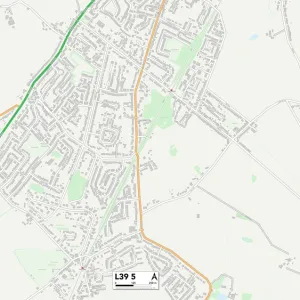 West Lancashire L39 5 Map