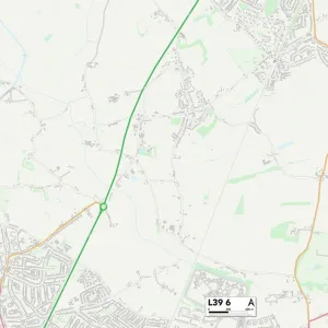 West Lancashire L39 6 Map