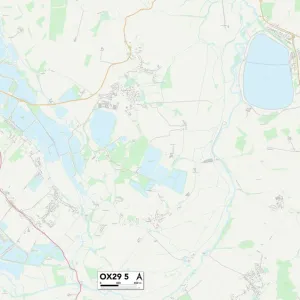 Postcode Sector Maps Collection: OX - Oxford