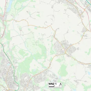 Wigan WN2 1 Map