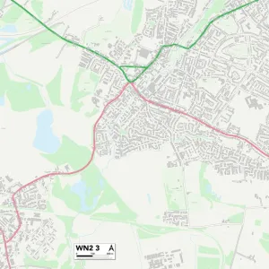 Wigan WN2 3 Map