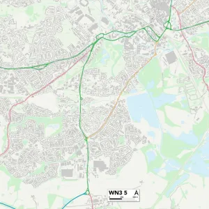 Wigan WN3 5 Map