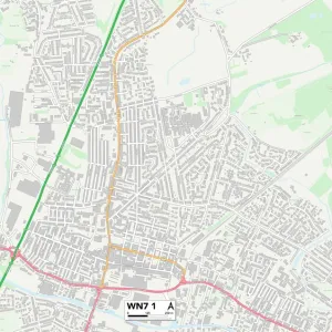 Wigan WN7 1 Map