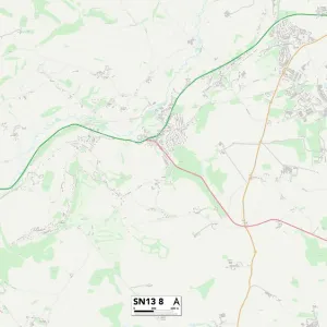 Wiltshire SN13 8 Map