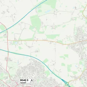 Wokingham RG40 5 Map