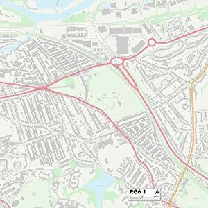 Wokingham RG6 1 Map