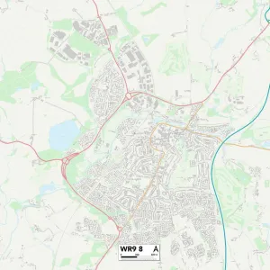 Postcode Sector Maps Collection: WR - Worcester