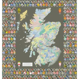 Maps and Charts Photographic Print Collection: Scotland