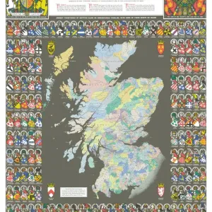 Historic Scotland Map Print Historic Scotland Map Print