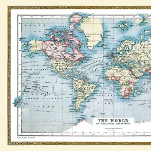 1940 World Map Print - WMY1940. Art Prints, Posters & Puzzles from