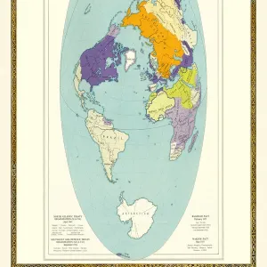 A New Map of the World according to the Latest Discoveries.: Rare Antique Maps
